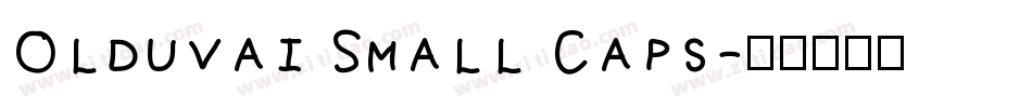 Olduvai Small Caps字体转换